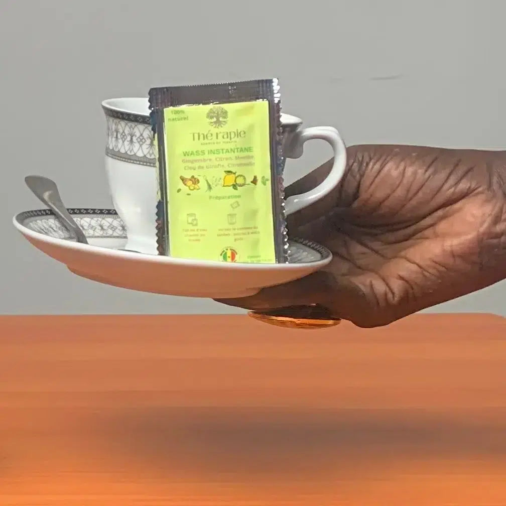 Thé instantané énergie - Infusion digestive naturelle citron menthe 20g