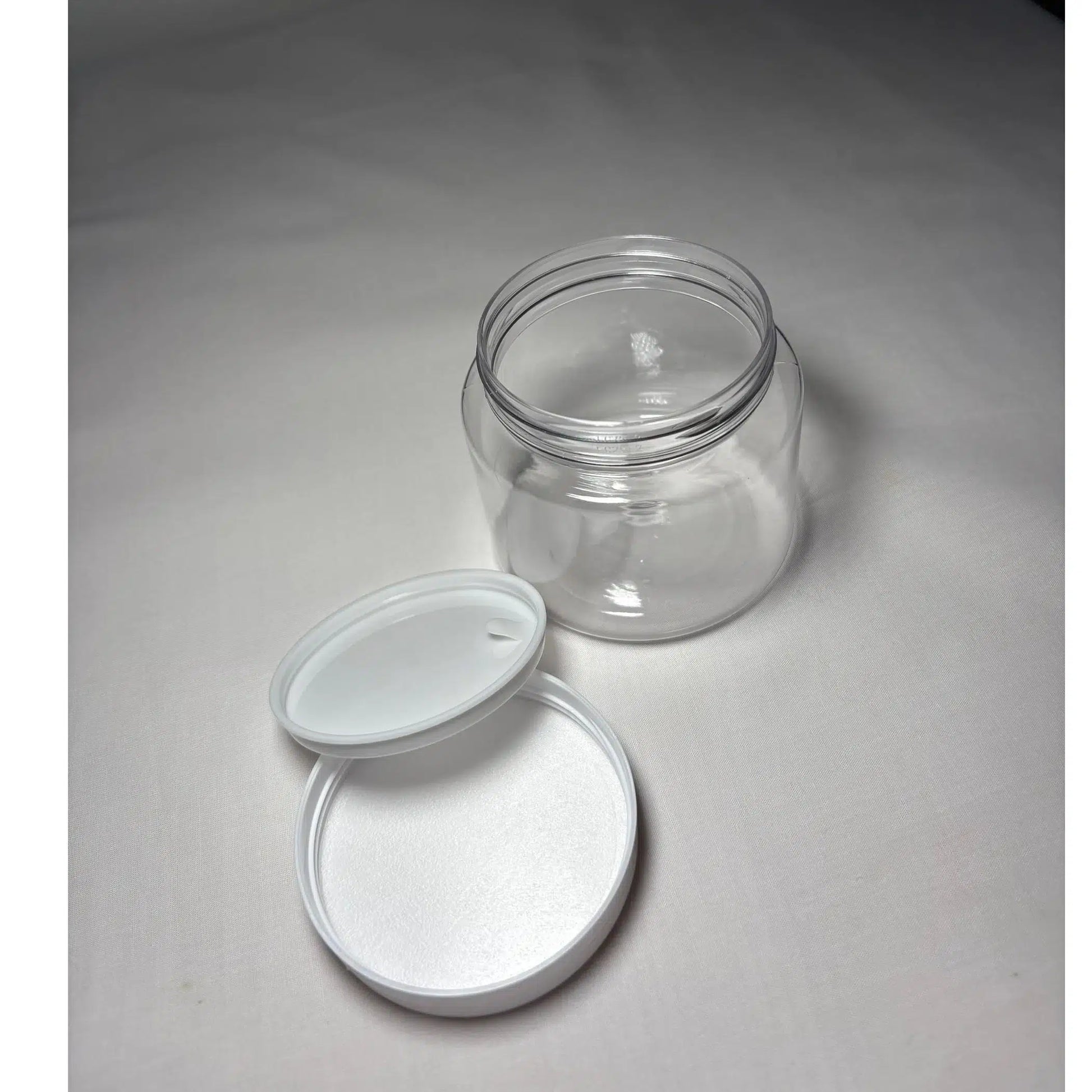 Pot PET recyclable transparent 250 ml avec couvercle