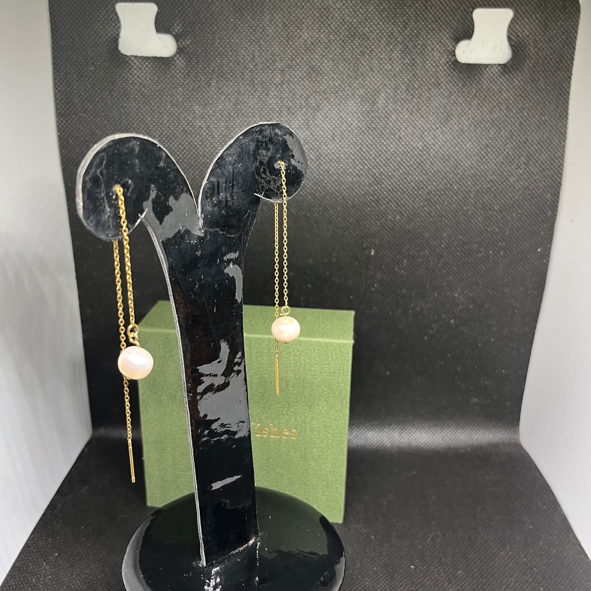 Boucles d'Oreilles en Perles d'Eau Douce Légères - Élégance Intemporelle Or