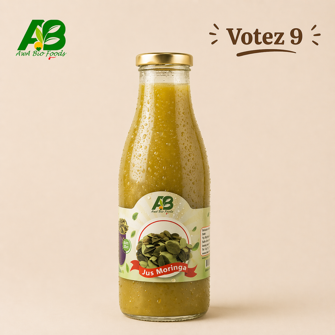 <a href="/products/jus-moringa-bio-1l-vitalite-antioxydants-et-immunite-en-bouteille-verre-1" target="_blank" title="Jus Moringa Bio 1L – Vitalité, Antioxydants et Immunité en Bouteille Verre">Jus Moringa Bio 1L riche en  antioxydants — <em>Awa Bio Foods</em></a>