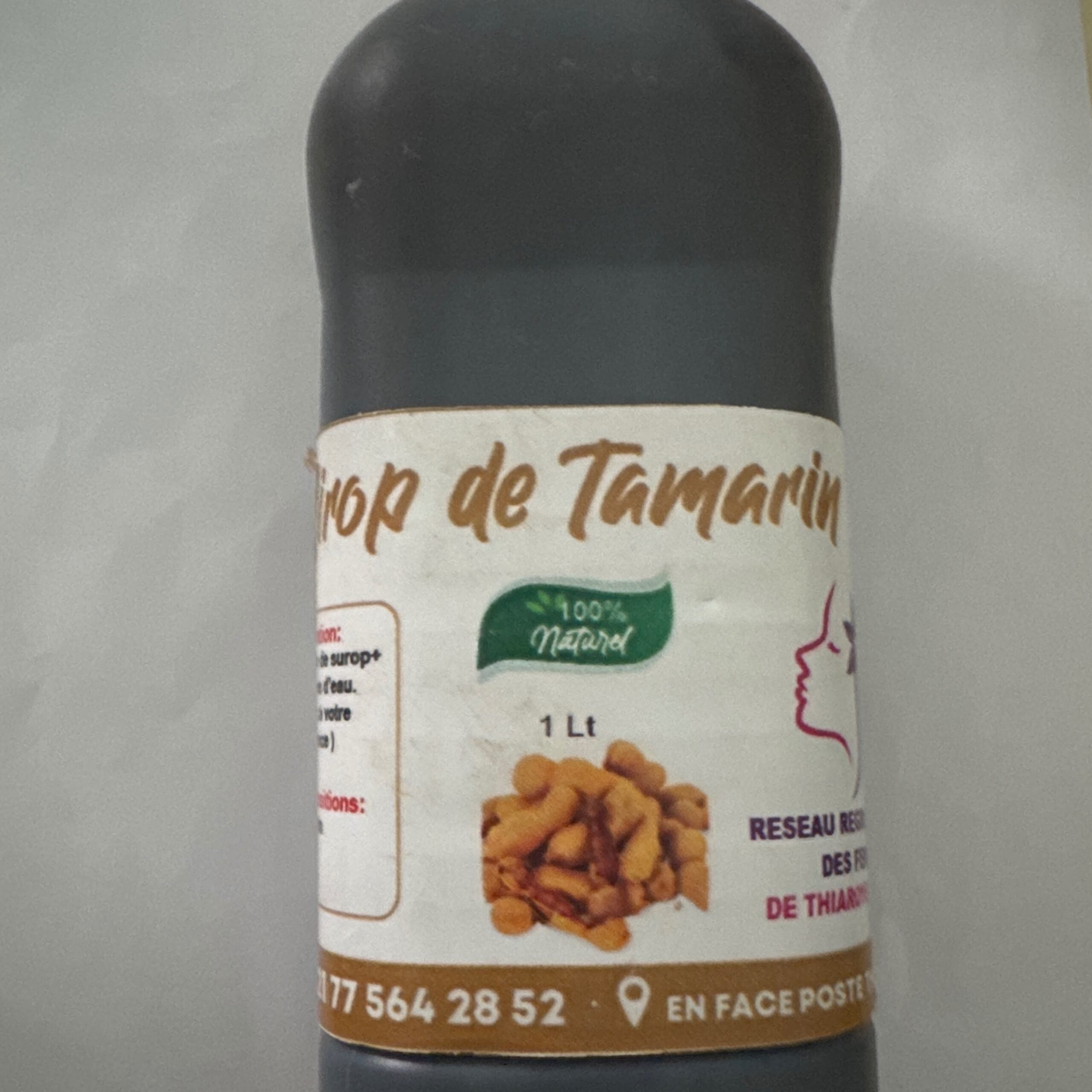 Sirop tamarin naturel 1L riche en vitamine C