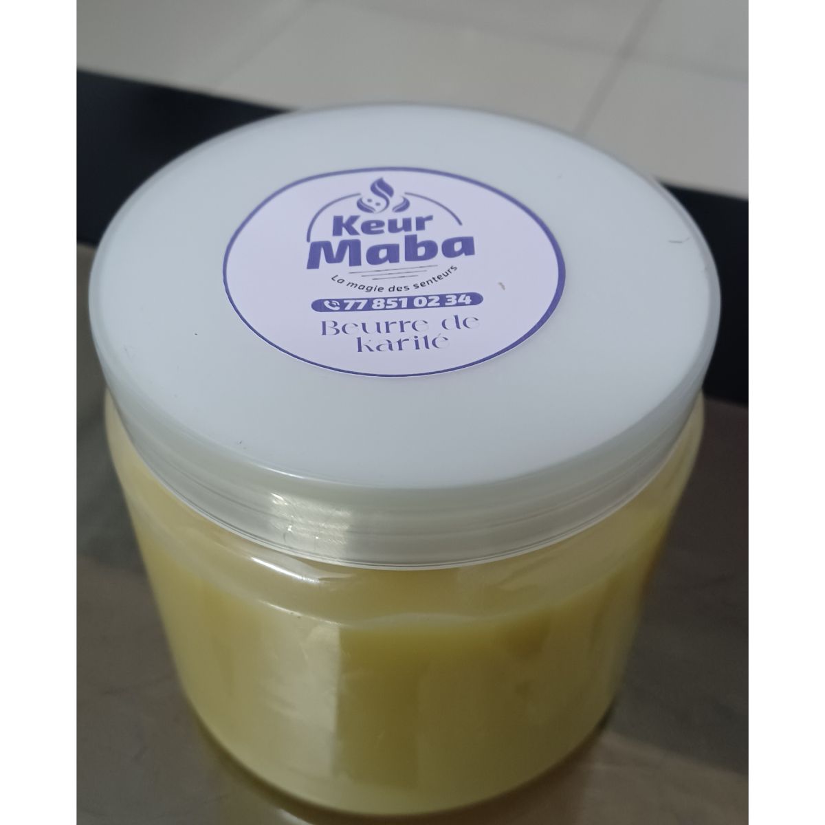 Beurre de karité pur 500g pour une peau nourrie et revitalisée