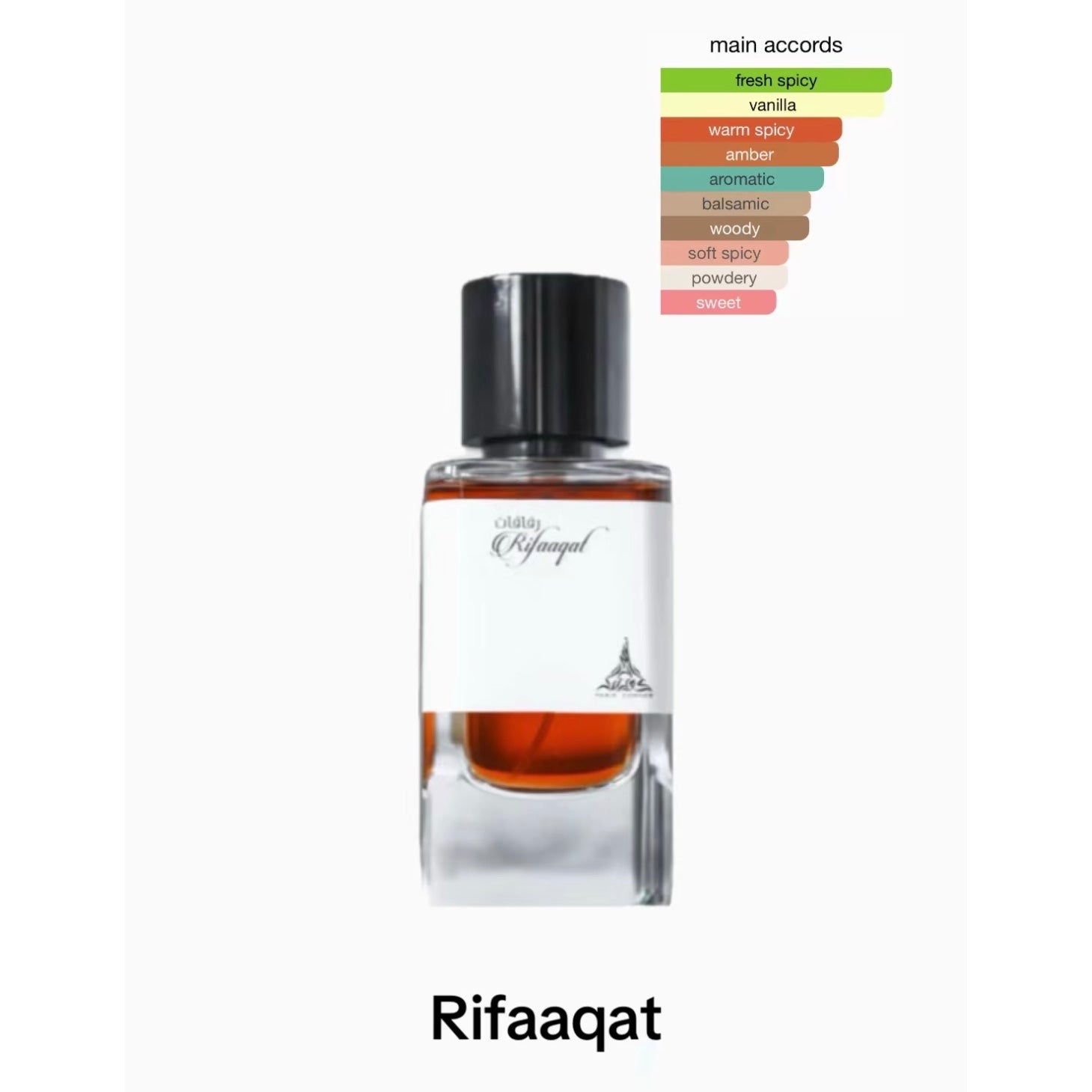 Parfum haut de gamme Rifaaqat Paris Corner – Élégance blanche ambrée