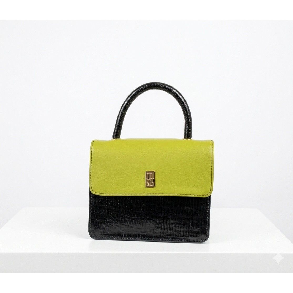 Mini Sac à Main Cuir Serpent Vert - Élégance Chic