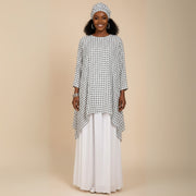 Ensemble jupe et haut en soie et lin