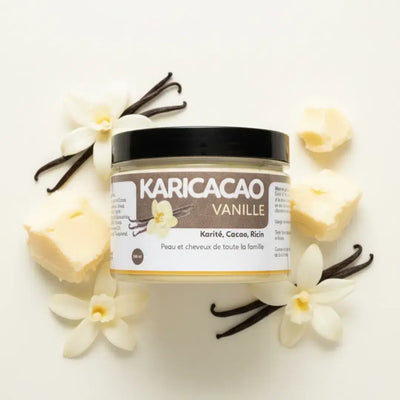 Crème Karicacao vanille pour corps et cheveux aux beurres de karité et cacao
