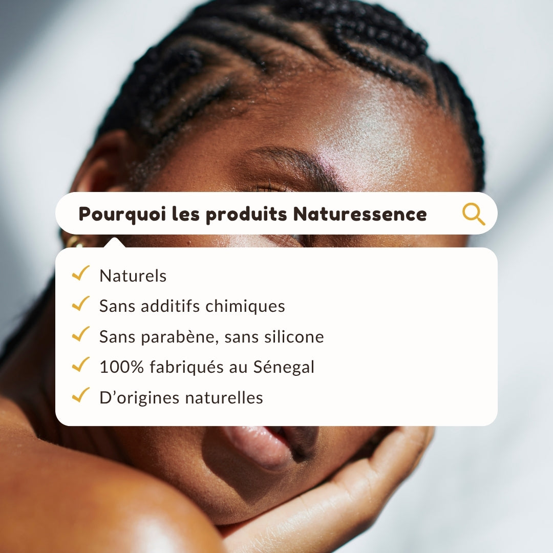 Spray hydratant et nourrissant capillaire au Bissap Blanc naturel, soin cheveux