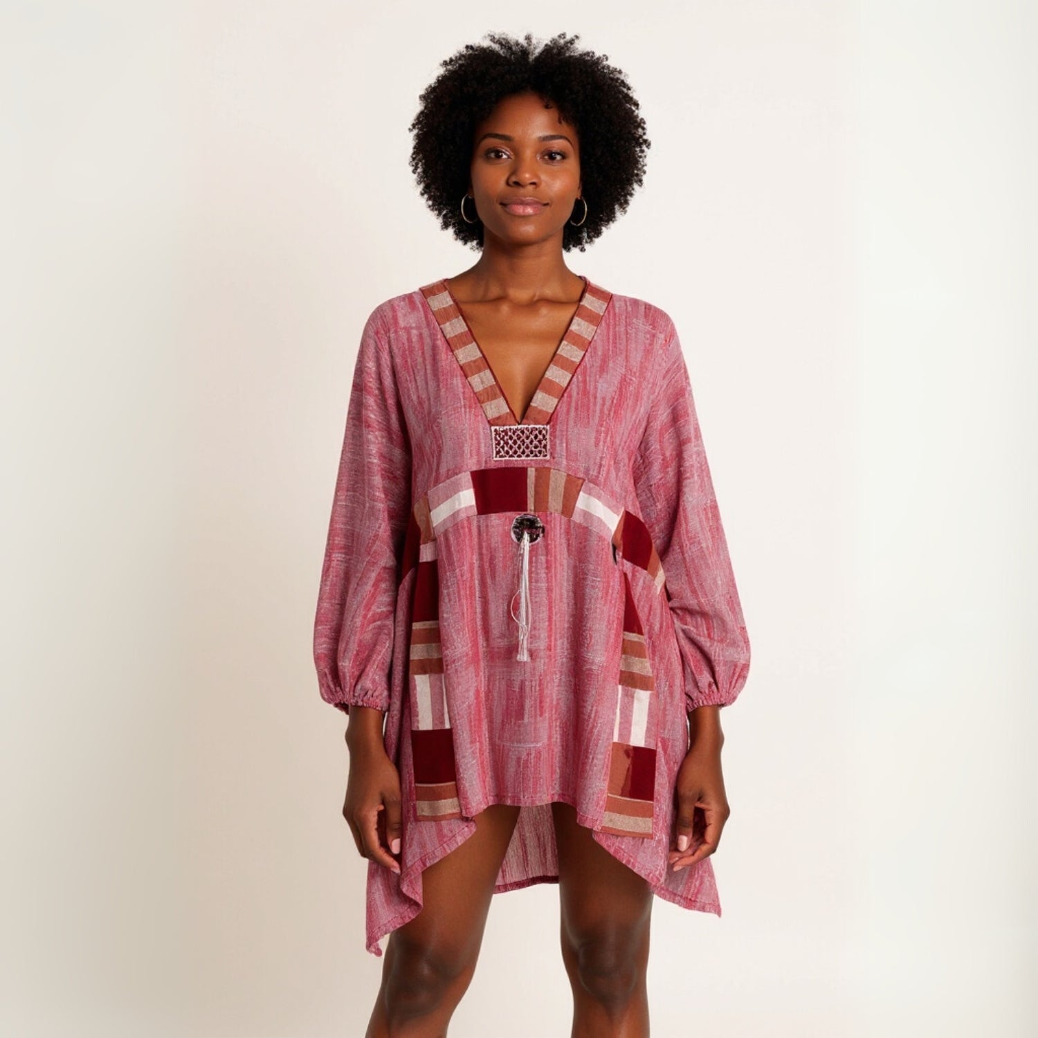 Robe lin femme artisanale bohème chic