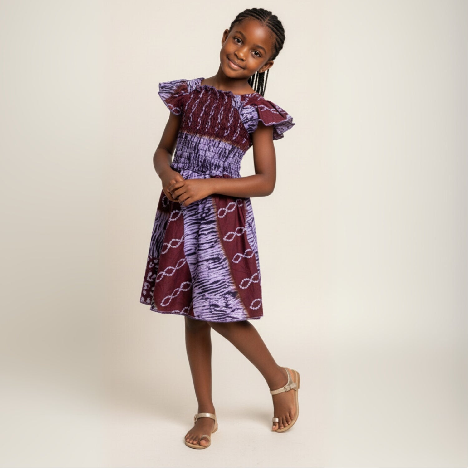 Robe enfant wax faite main