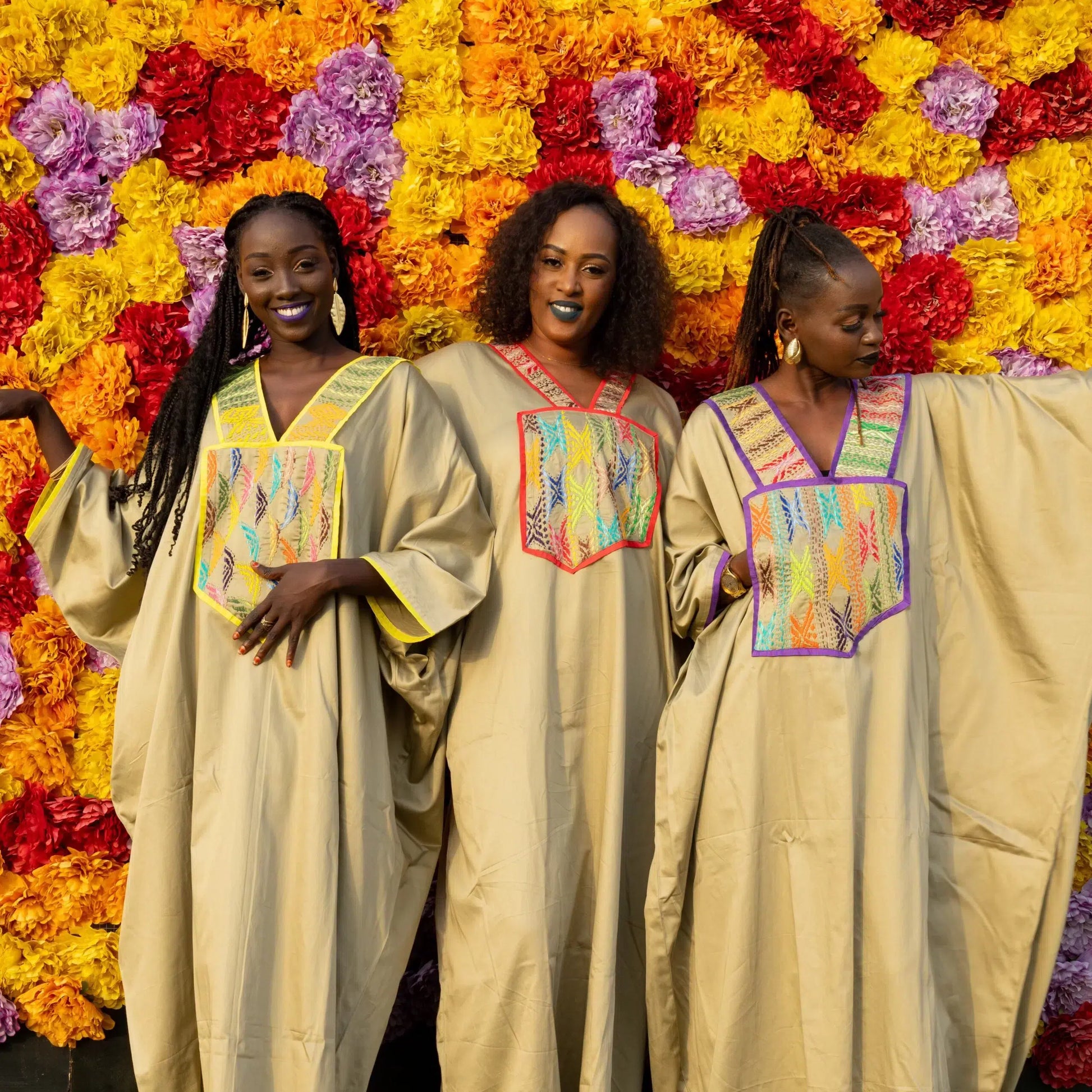 Robe Longue Boubou Africain - Élégance Embroidered Chic
