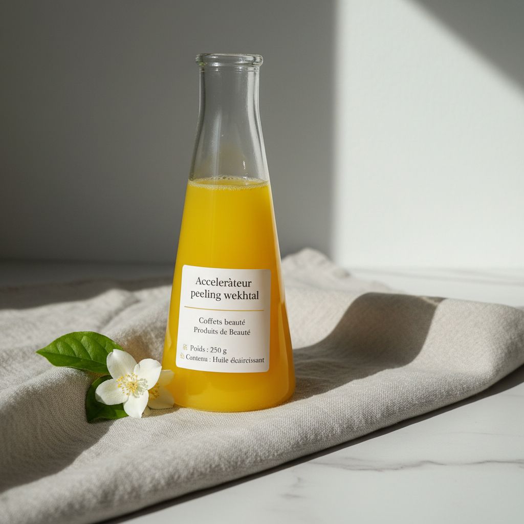 Accélérateur Peeling Visage Wekhtal – Huile Éclaircissante Peau 250g
