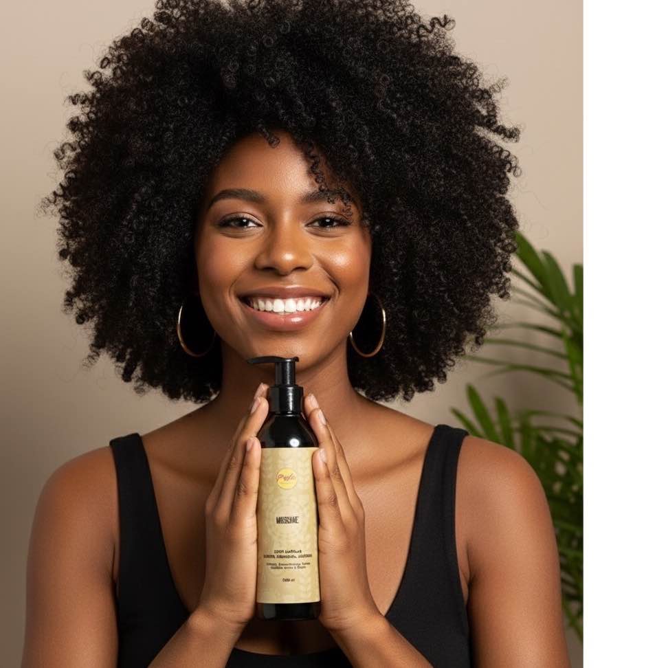 Lait capillaire naturel au karité et romarin – Soin cheveux secs 250ml