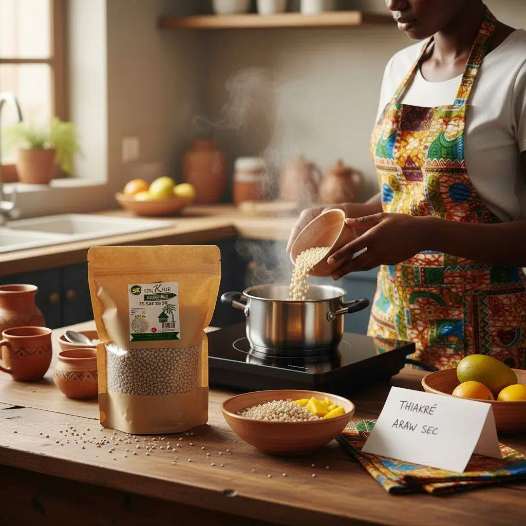 Araw sec – Céréales naturelles mil et riz bio, fondé sénégalais 500g