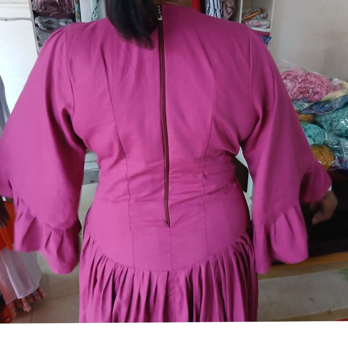 Robe Femme Coton Fuchsia - Élégance et Confort