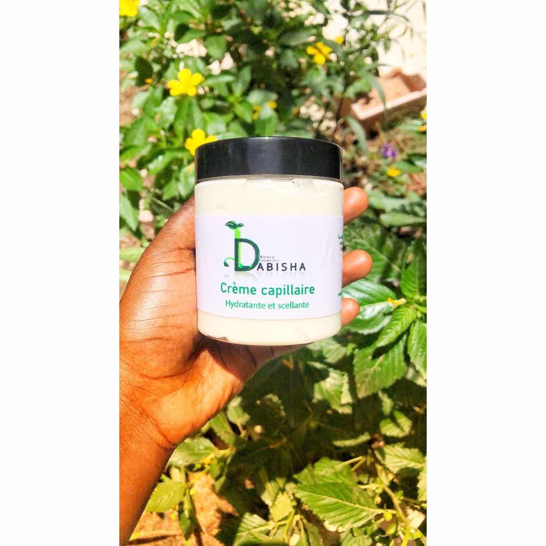 Crème capillaire hydratante Dabisha 250g - Soin nourrissant cheveux secs