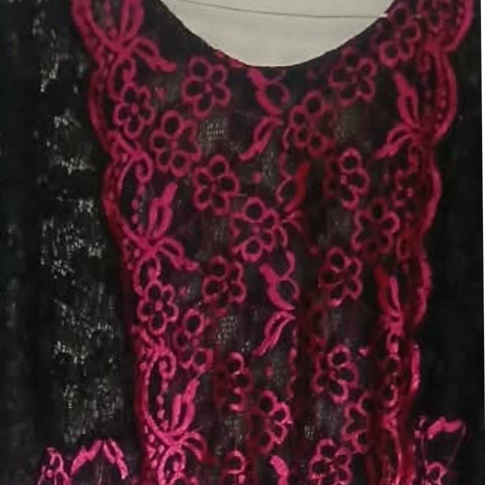 Robe dentelle noire femme longue chic, élégante soirée ou cérémonie