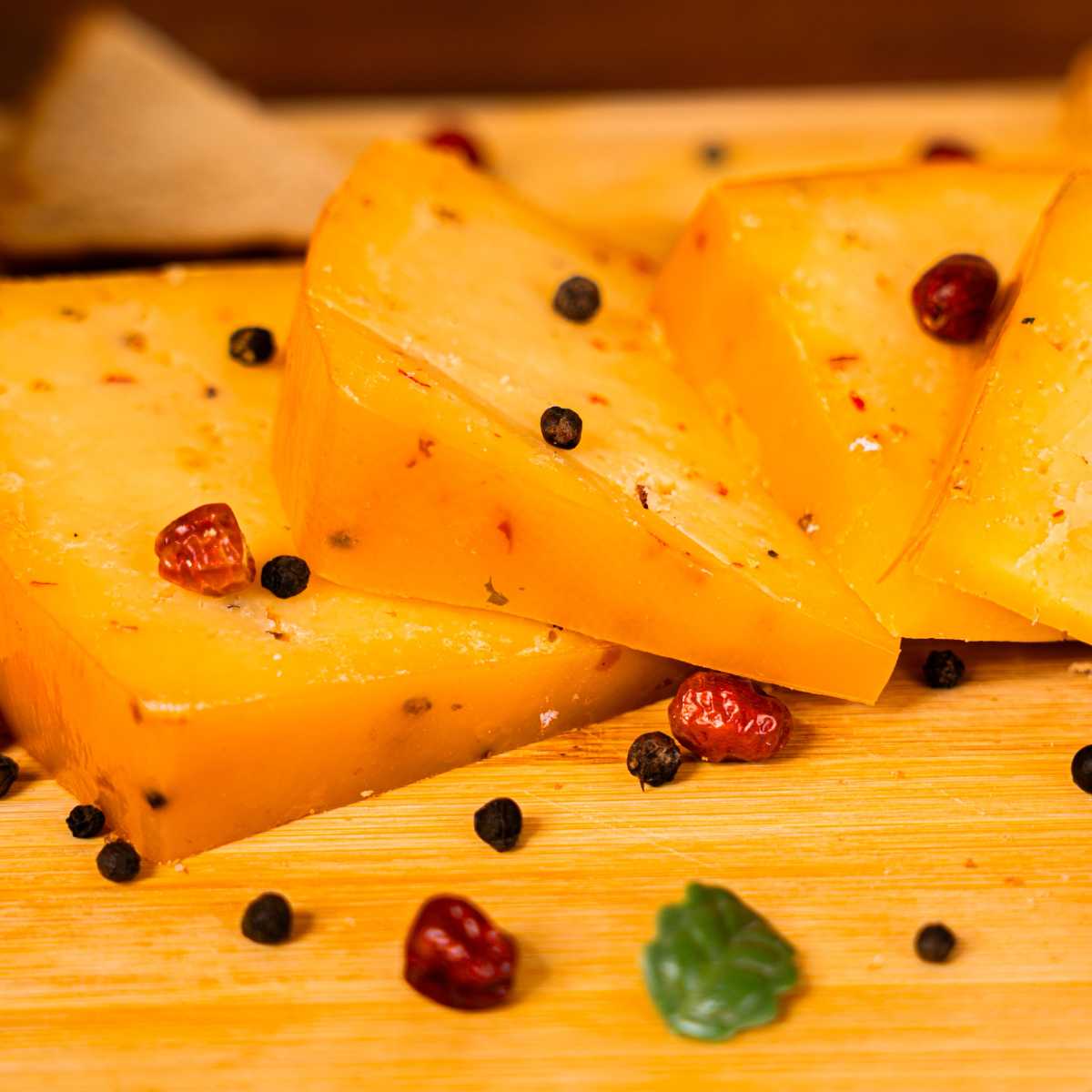 Fromage gouda piment et poivre 250g – Gourmet, artisanal et savoureux
