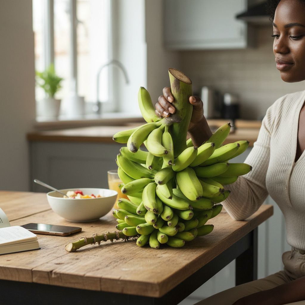 Banane verte bio AGRECO – banane écologique non traitée, fruit frais en ligne