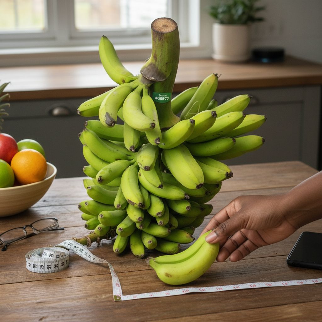 Banane verte bio AGRECO – banane écologique non traitée, fruit frais en ligne
