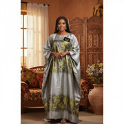 Bazin thioup vip 4m – tissu africain brillant luxe pour robe cérémonie