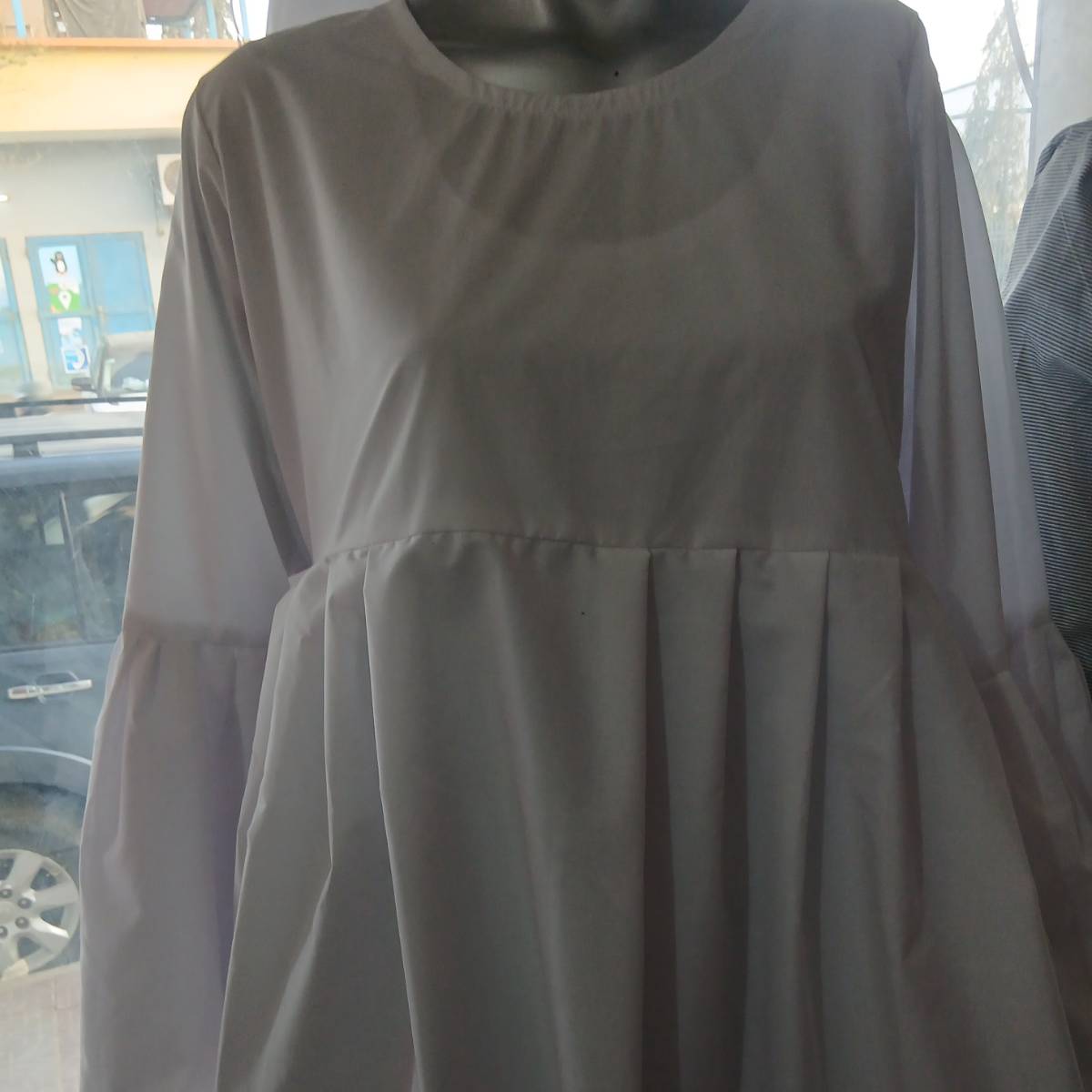 Robe Femme Coton Blanche Orange - Élégance et Confort Fusionnés
