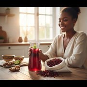 Fleurs d’hibiscus séchées bio pour infusion et sirop en vrac (1 kg)