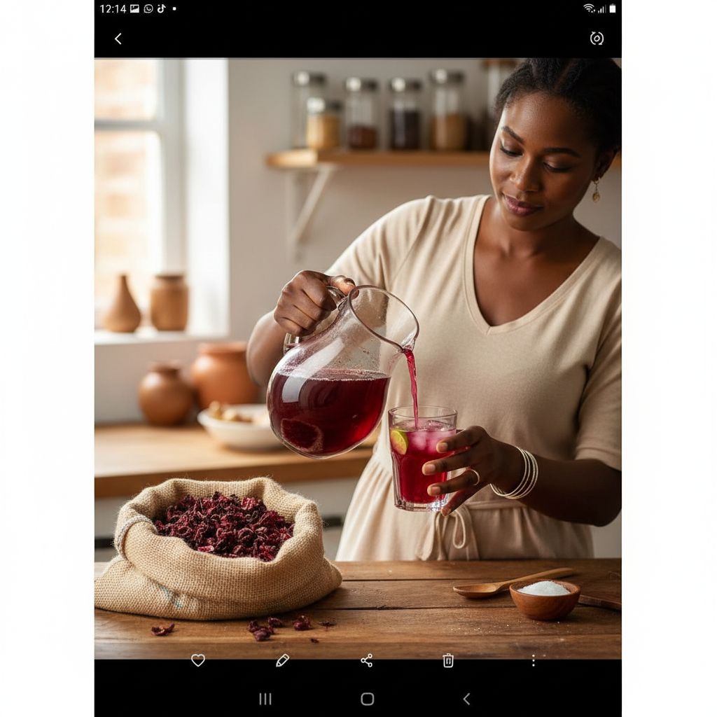 Fleurs d’hibiscus séchées bio pour infusion et sirop en vrac (1 kg)