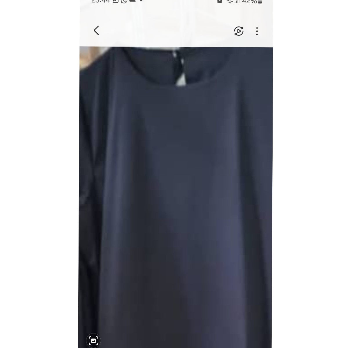 Robe Longue Femme Chic Bleu Orange Élégante en Coton - Confort et Sophistication