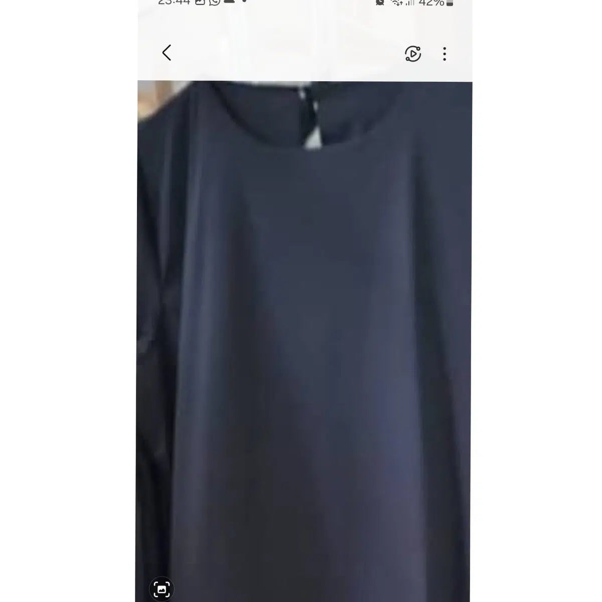 Robe Longue Femme Chic Bleu Orange Élégante en Coton - Confort et Sophistication