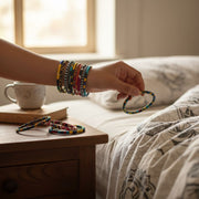 Bracelets africains en wax