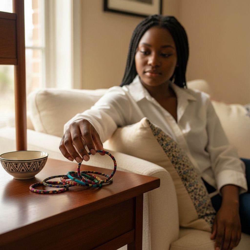Bracelets africains en wax