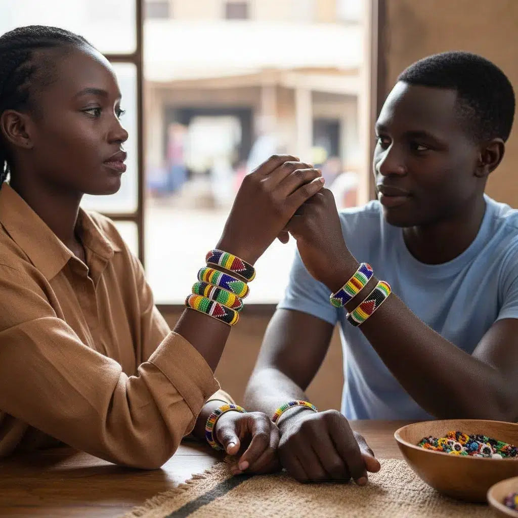 Bracelets artisanaux uniques – Perles multicolores, style ethnique et bohème