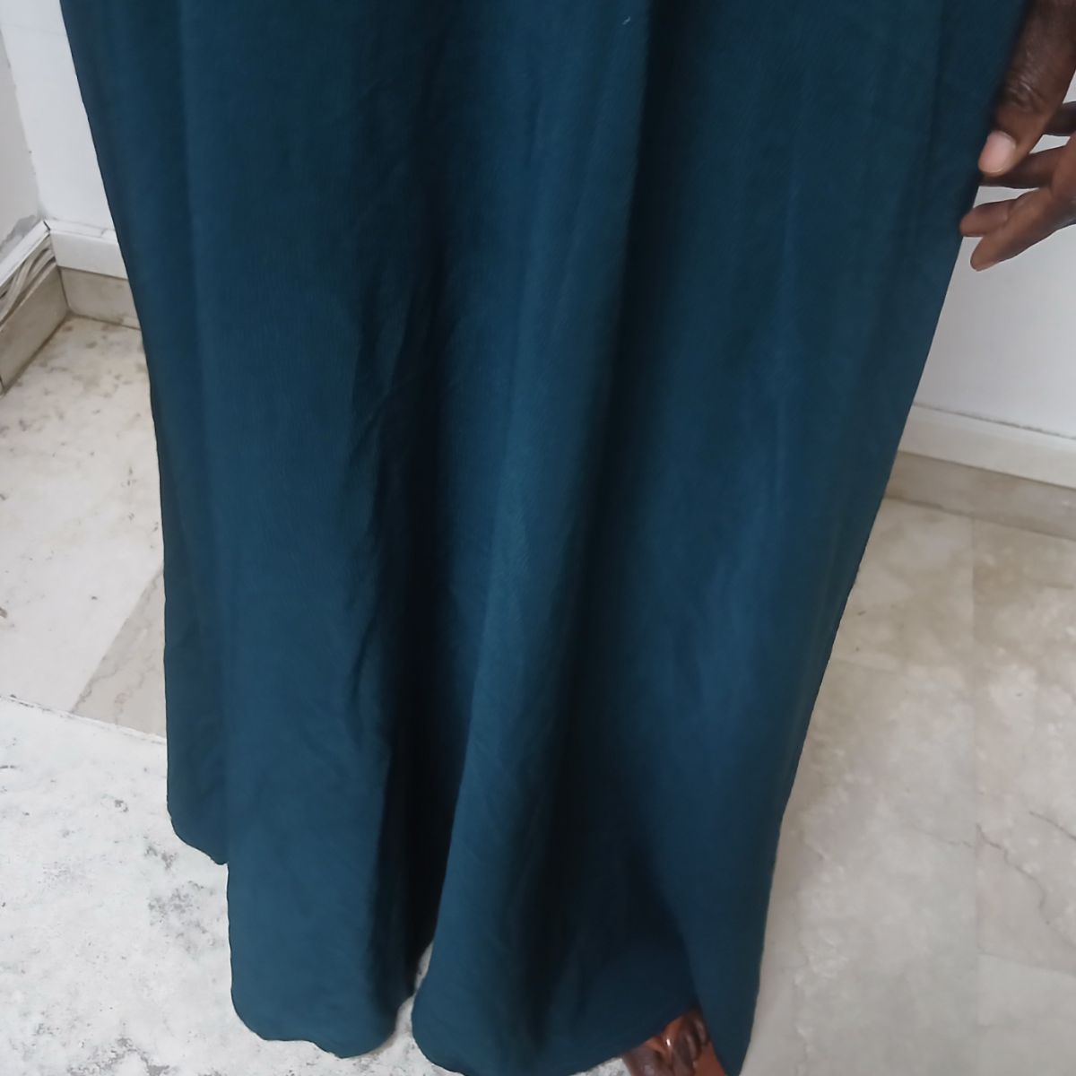 Robe longue élégante femme en lycra, chic et confortable, multi-tailles couleurs