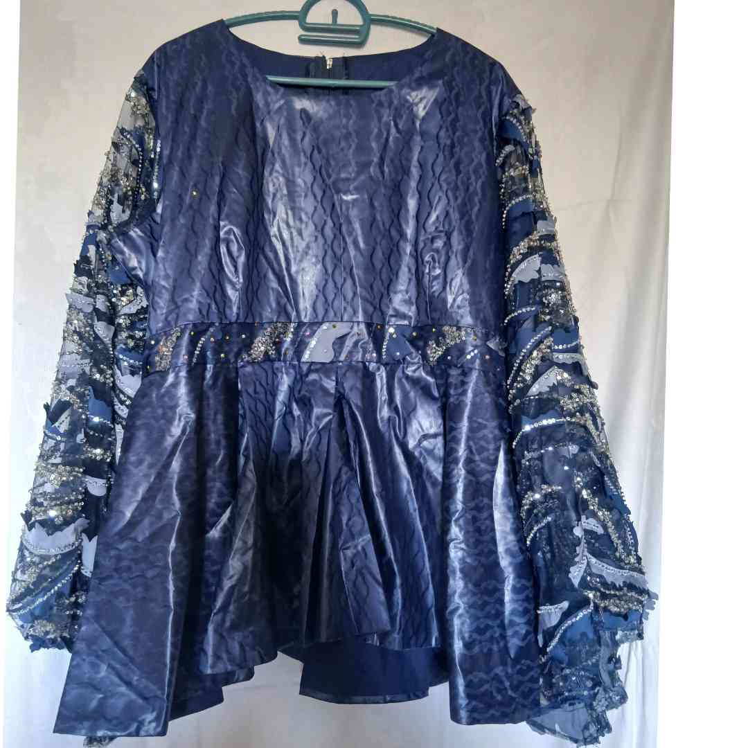 Ensemble Geztner dentelle bleu marine femme élégant soirée ou mariage