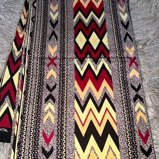 Ensemble tunique africaine homme multicolore et pantalon style Obasanjo