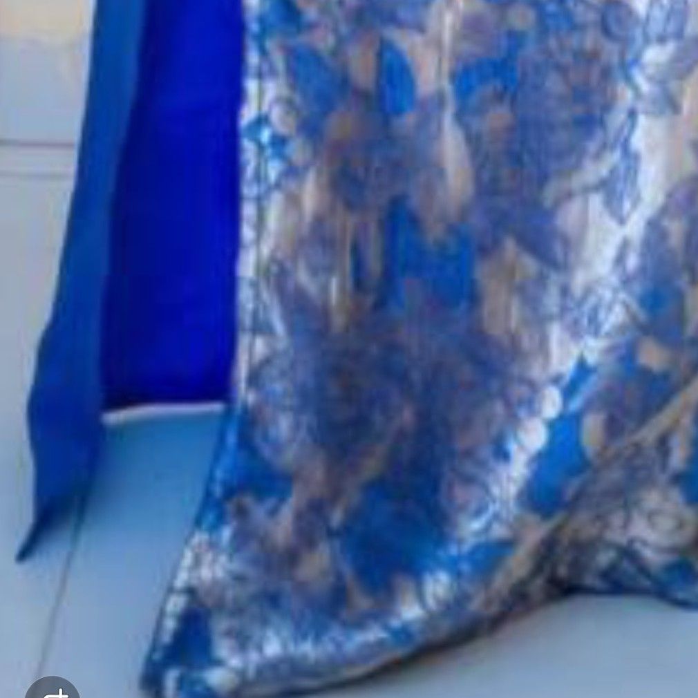 Robe femme en brocart