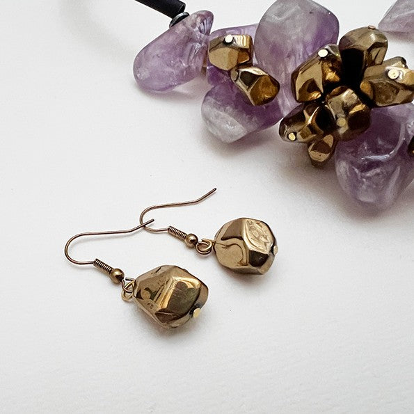 Collier améthyste chic doré pour un style élégant irrésistible