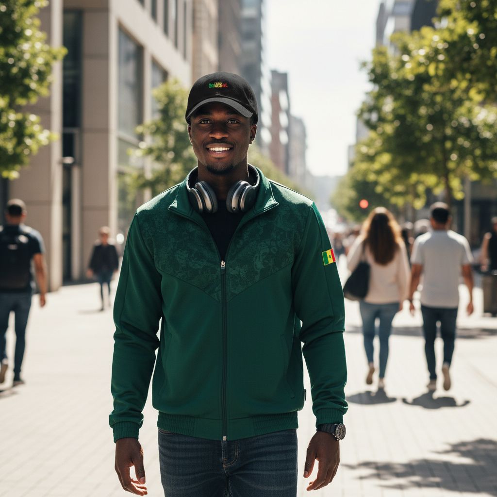 Casquette team Sénégal en coton ajustable