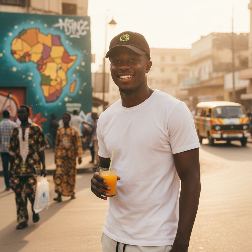 Casquette Team Senegal Noire – Supporter Football, Drapeau Lion, Sport