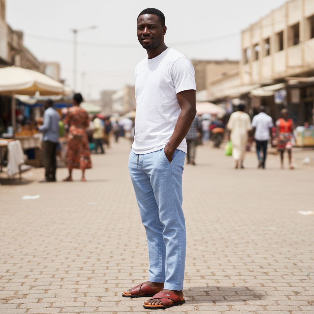 Chaussure en cuir homme marron, sandale élégante et confortable été