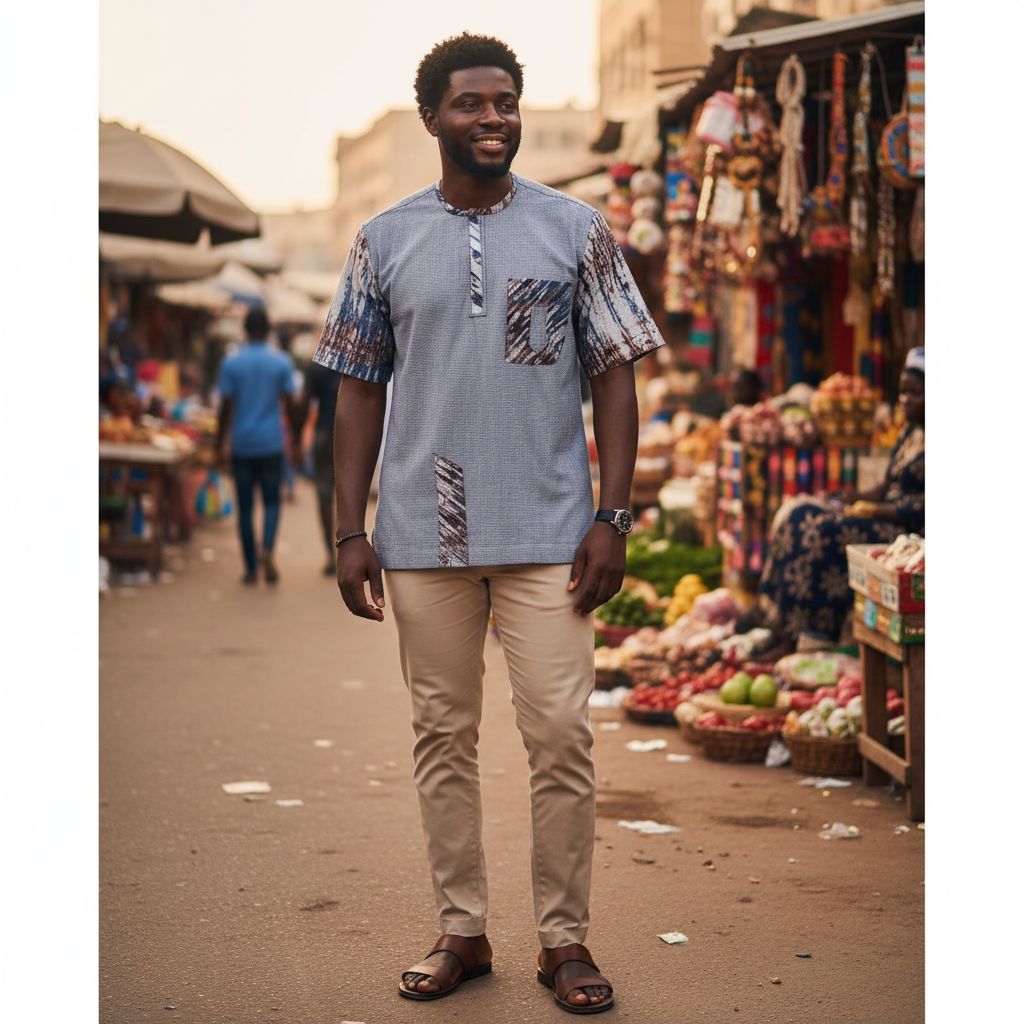 Chemise Koko Doundaen pagne XXL