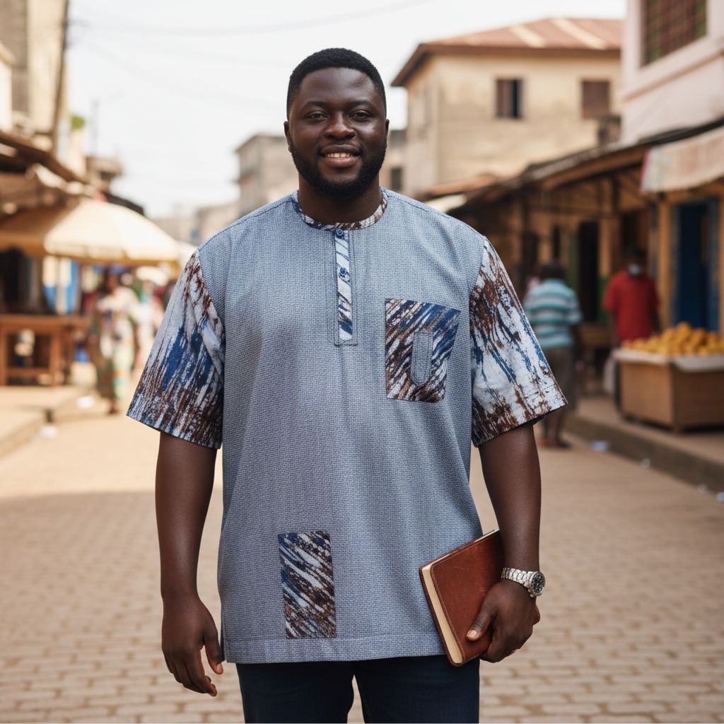 Chemise Koko Doundaen pagne XXL