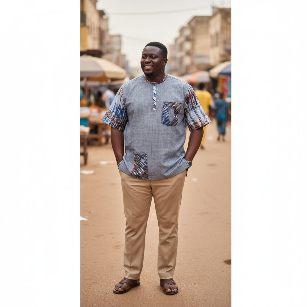 Chemise Koko Doundaen pagne XXL