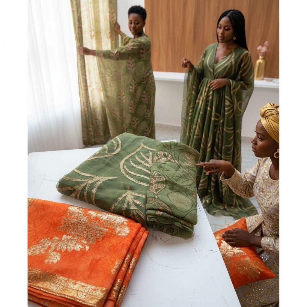 Chiffon de soie vert olive élégant, tissu premium chic pour couture et déco