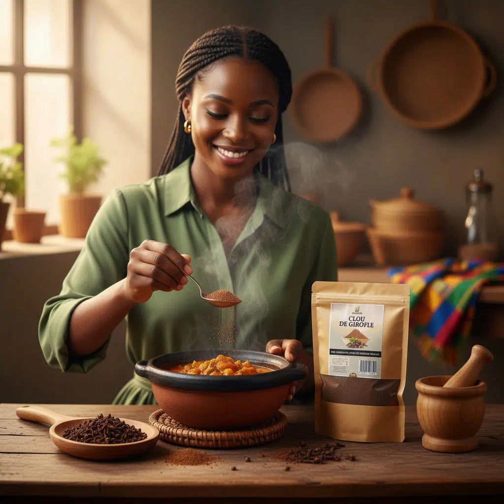 Clou de girofle moulu premium 100g – épice naturelle du Sénégal Barkelou