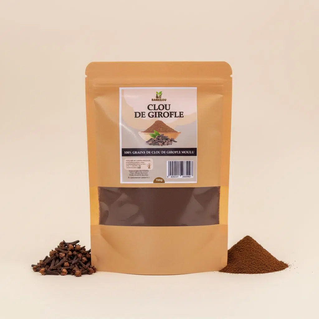 Clou de girofle moulu premium 100g – épice naturelle du Sénégal Barkelou