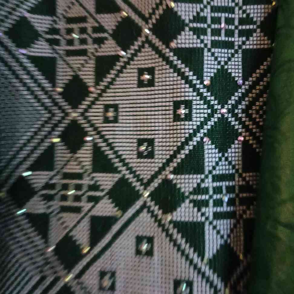 Boubou femme cérémonie vert, robe africaine mariage pagne tissé élégant
