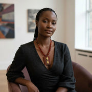 Collier artisanal femme agate et métal doré – Bijou bohème chic unique