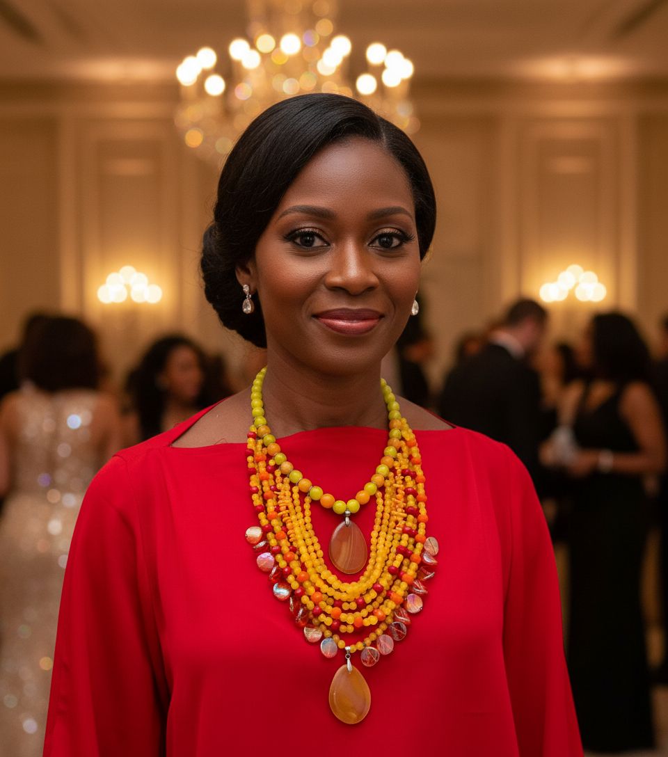 Collier femme fait main perles agate – Perles de Soleil – Bijou artisanal multi-rangs chic