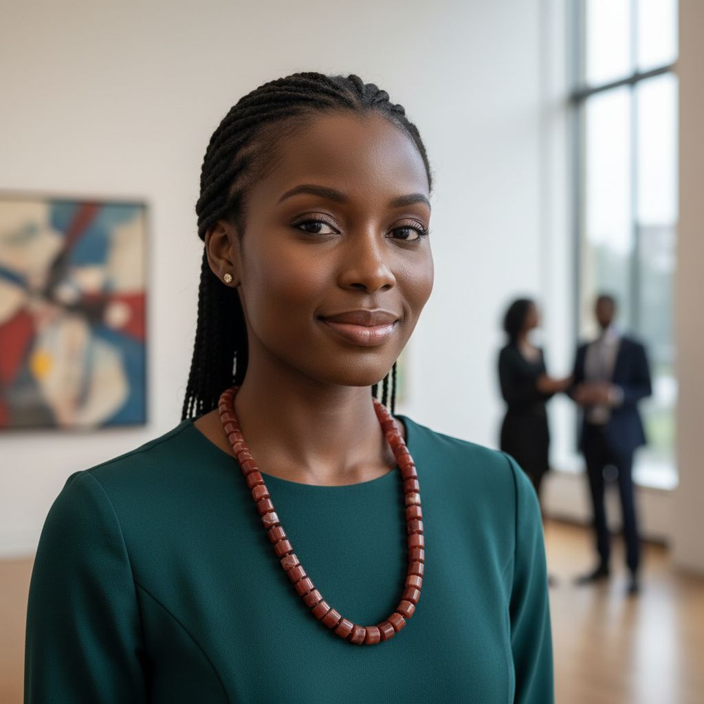 Collier perles pierre naturelle rouge brique
